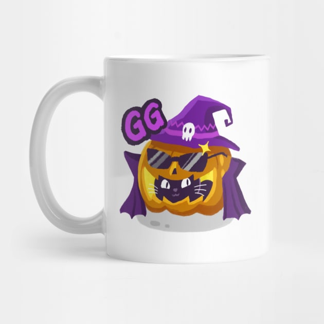 GG halloween pumpkin emote by Zhuna